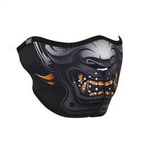 Half Mask Neoprene Horned Demon