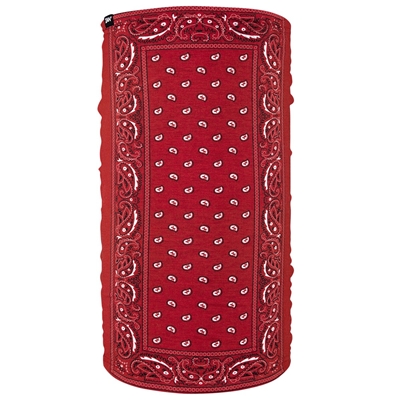 Motley Tube - Fleece Lined - Red Paisley