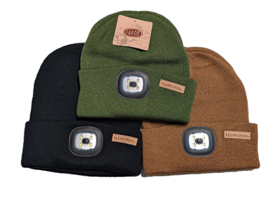 Clear Creek Knit Cap with Light
