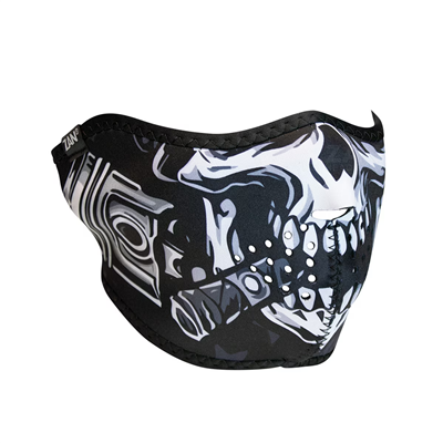 Half Mask Neoprene Biker Skull