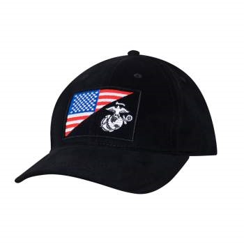 HAT EGA/FLAG SPLIT BLACK