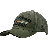 Vintage Washed OD Vietnam Veteran Cap