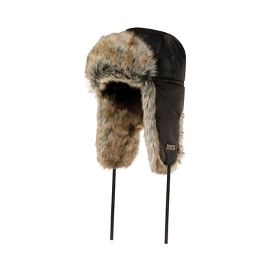 Ganka Nylon Shell Trapper Hat w/Faux Rabbit Fur Lining