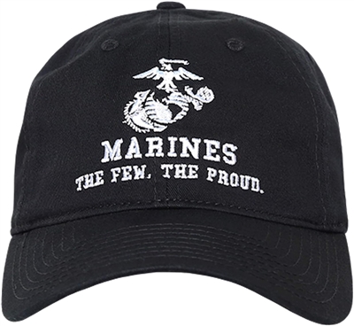 RELAXED COTTON BLACK MARINE HAT