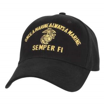 HAT  ONCE A MARINE BLACK