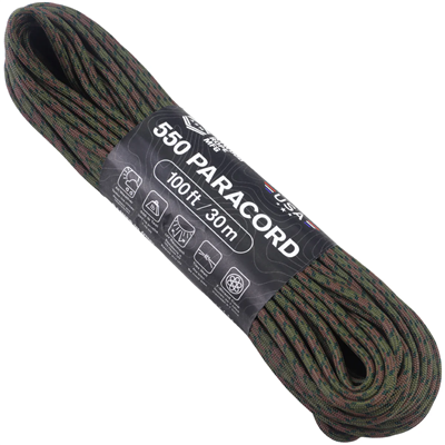 100' 550 Paracord - Wet Land