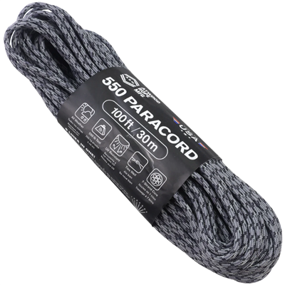 100' 550 Paracord - Titanium