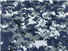 US Navy Blue Digital Camouflage Fabric 65" by The Yard