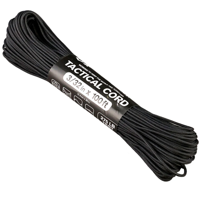 3/32 x 100ft Tactical Cord -Black