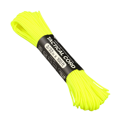 3/32 x 100ft Tactical Cord -Neon Yellow