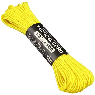 3/32 x 100ft Tactical Cord -Yellow