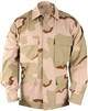 Used 3-Color Desert Camouflage BDU Top