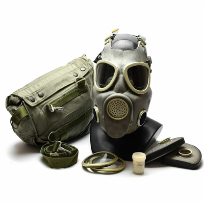 New Polish MP4 Gas Mask w/5 Filters & Bag