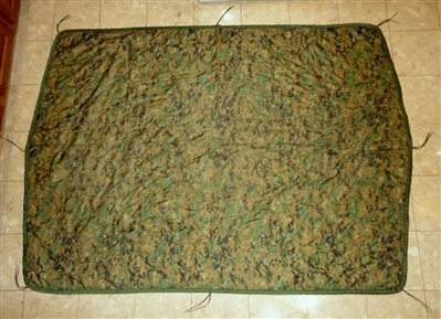 USMC Woodland Digital Poncho Liner - Used