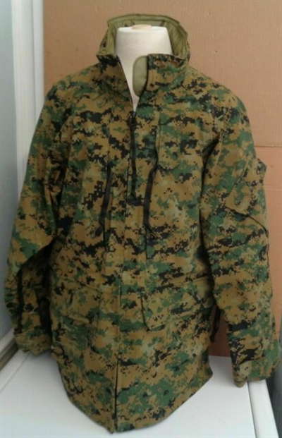 USMC Woodland Digital APECS Gore-Tex Parka