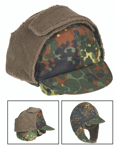 GERMAN FLECKTARN WINTER CAP - USED