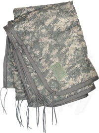 Military Issue ACU Poncho Liner - Used