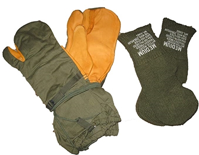 New US Military Trigger Mittens with Liners