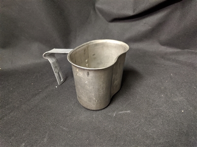 Used GI Stainless Steel Single Handle Canteen Cup