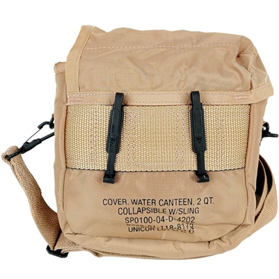 New USGI 2qt Desert Tan Canteen Cover