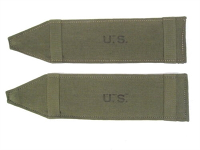 USGI WWII Canvas Shoulder Strap Pad Set