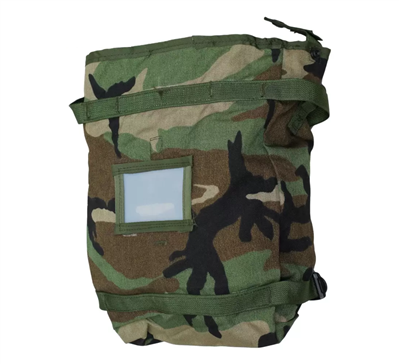 MOLLE II WOODLAND CAMO RADIO BAG