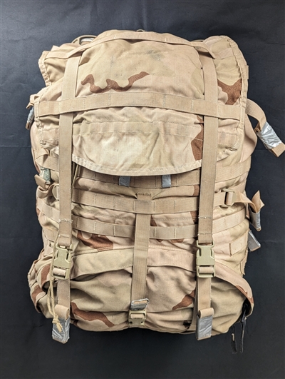 Used USGI MOLLE II 3 Color Desert Rucksack