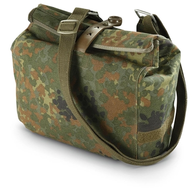 German Army Flecktarn Gas Mask Bag