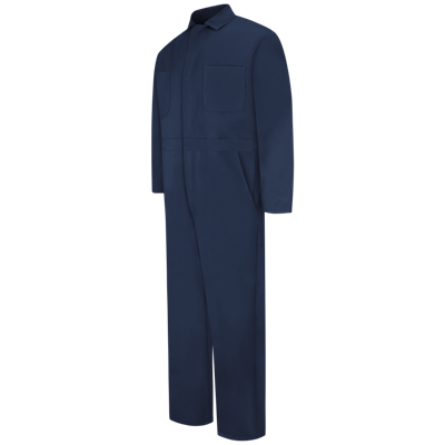 Navy Blue Snap-front Cotton Coverall - 52L