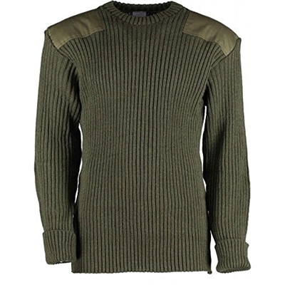 U.S. Marine Corps OD Wool Commando Sweater