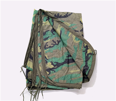 New GI Woodland Camouflage Poncho Liner/Woobie