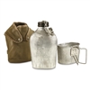 French Military Canteen with Cover and Cup