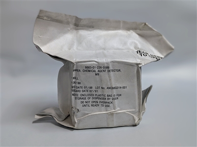 Vintage M9 Chemical Agent Detector