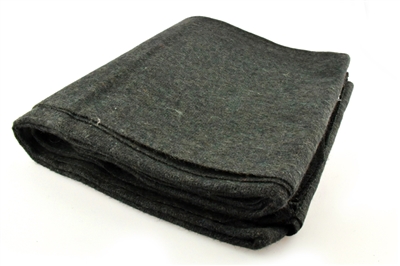 60% Wool Green Military Style Blanket