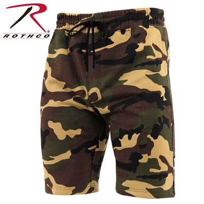 SWEAT SHORT WOODLAND CAMO