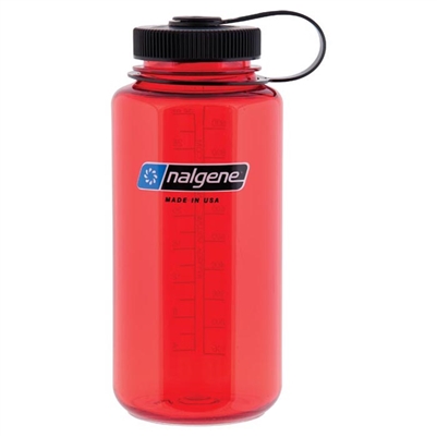 WIDE MOUTH 1QT NALGENE-LOLLIPOP RED