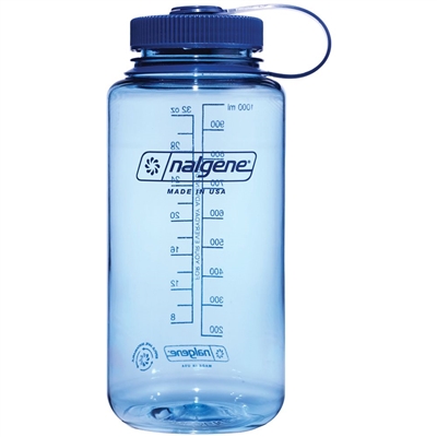 WIDE MOUTH 1QT NALGENE-BABY BLUE