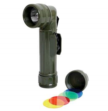 OD G.I. Type D-Cell Anglehead Flashlight