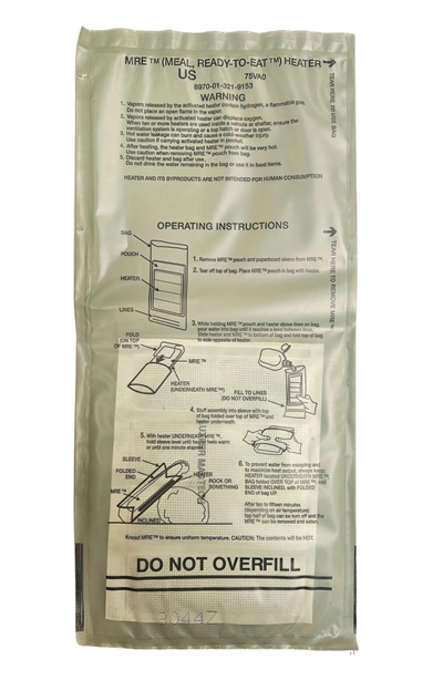 USGI MRE HEATER