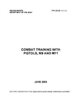 Combat Training With Pistols, M9 And M11 Field Manualc