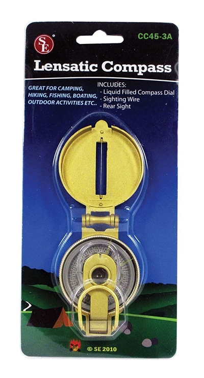 Gold Precision Lensatic Compass