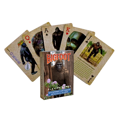 BIGFOOT PLAYING CARDS