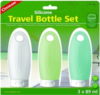 COGHLAN'S SILICONE 3pk TRAVEL BOTTLE SET