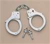 SILVER STEEL HANDCUFFS