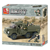 Military Troop Truck Building Brick Kit (230 Pcs)