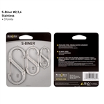 SILVER 3-PACK S-BINER by Nite Ize