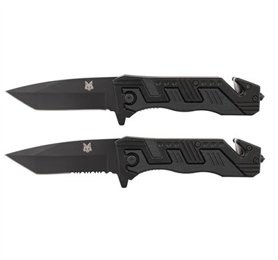 8.5" Tanto Spring Assisted Folding Knife