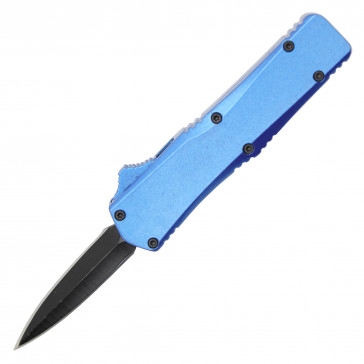 MICRO OTF BLUE W/BLACK BLADE AUTO KNIFE