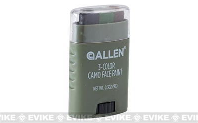 Allen 3 Color Camouflage Face Paint Stick
