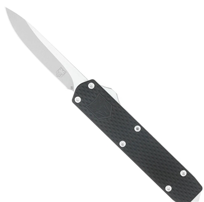 COBRATEC BLACK MINI MAMBA PLAIN AUTO KNIFE